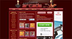 Desktop Screenshot of anatomyarcade.com