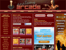 Tablet Screenshot of anatomyarcade.com